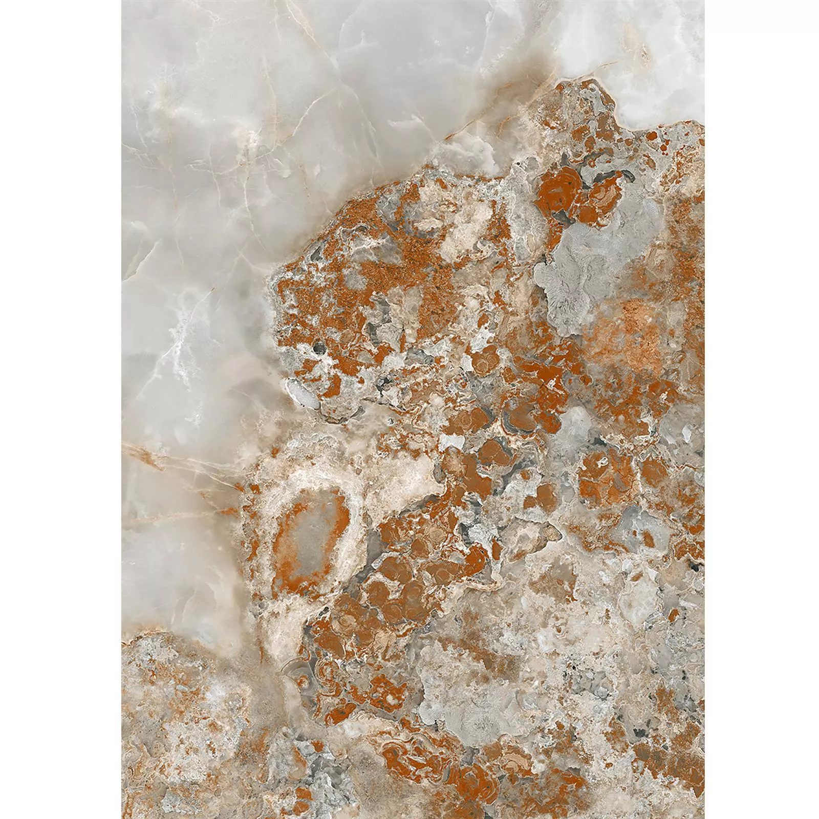 Uzorak Podna Pločica Naftalin Poliran Smeđa Bijela 60x120cm