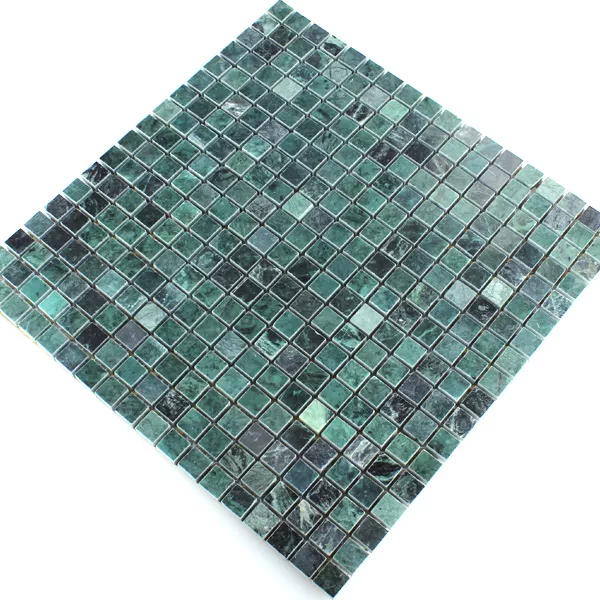 Mozaik Pločice Mramor Tamno Zelena Poliran