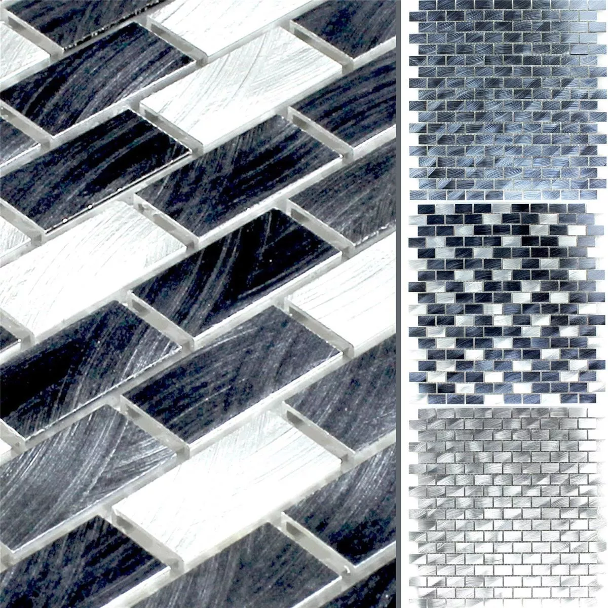 Mozaik Pločice Aluminij Charmant