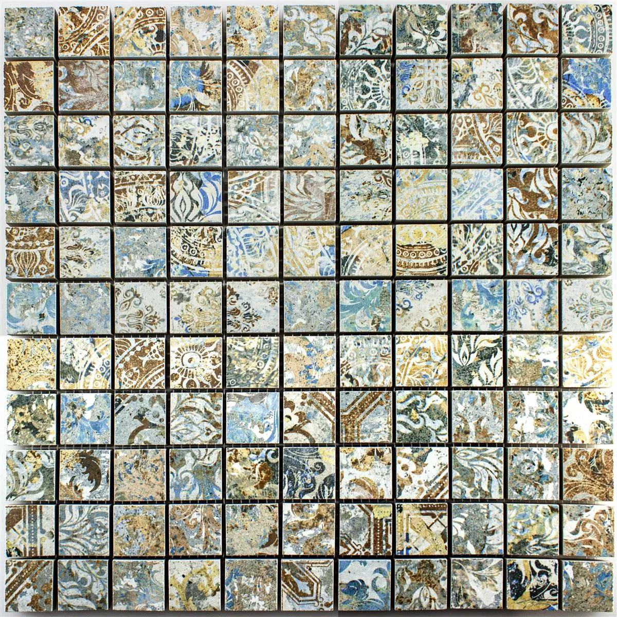 Keramički Mozaik Pločice Patchwork Šarena 25x25mm