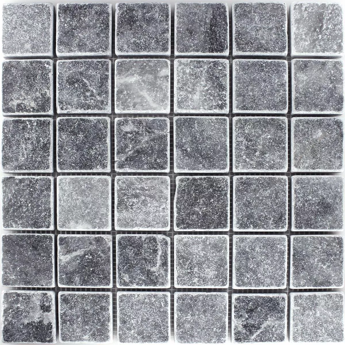 Mozaik Pločice Mramor Visso Nero 48