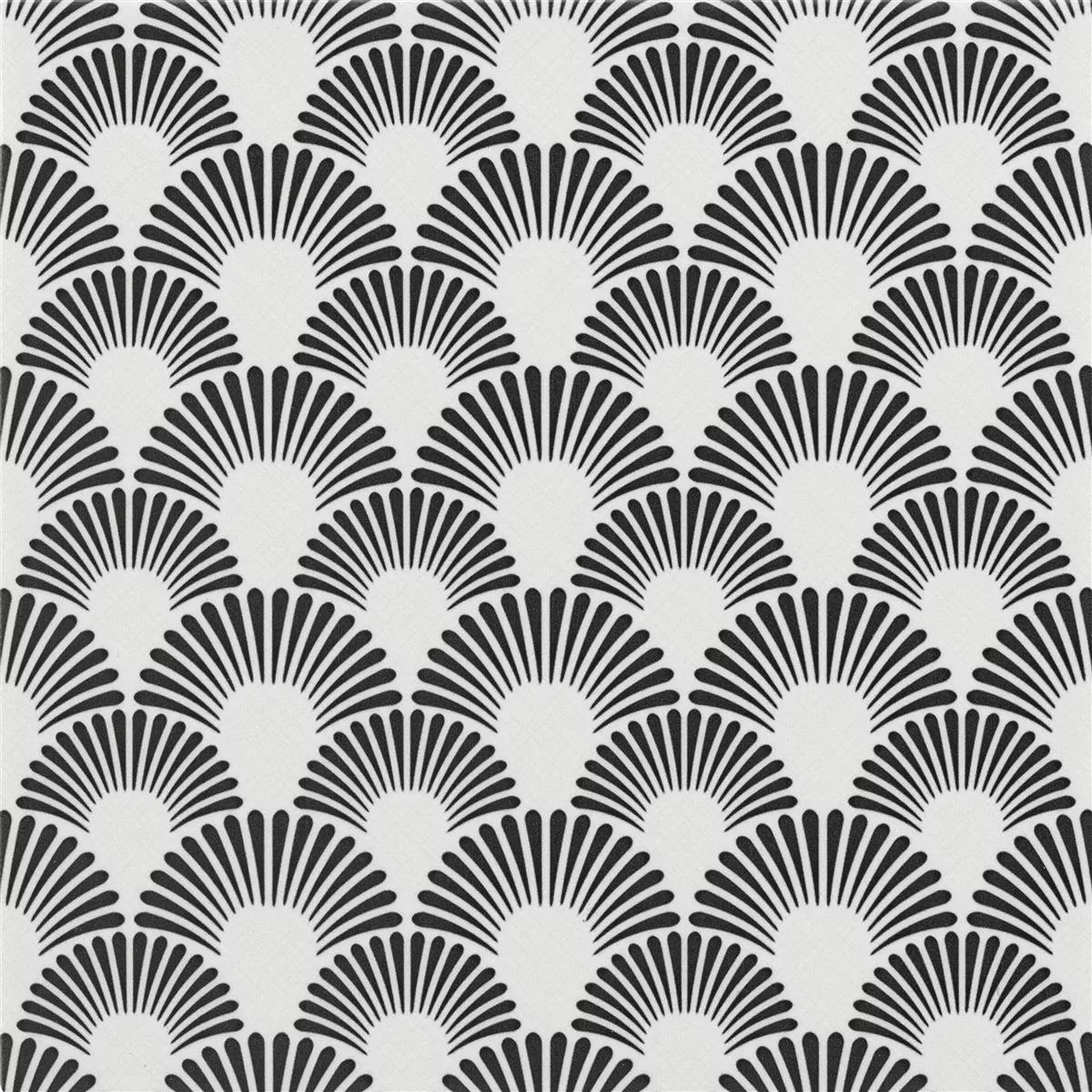 Podne Pločice Imitacija Cementa Wildflower Crna Dekoracija 18,5x18,5cm 
