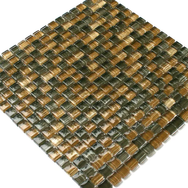 Stakleni Mozaik Pločice Smeđa Mix