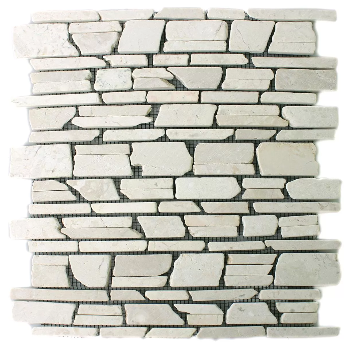 Uzorak Mozaik Pločice Mramor Brick Biancone