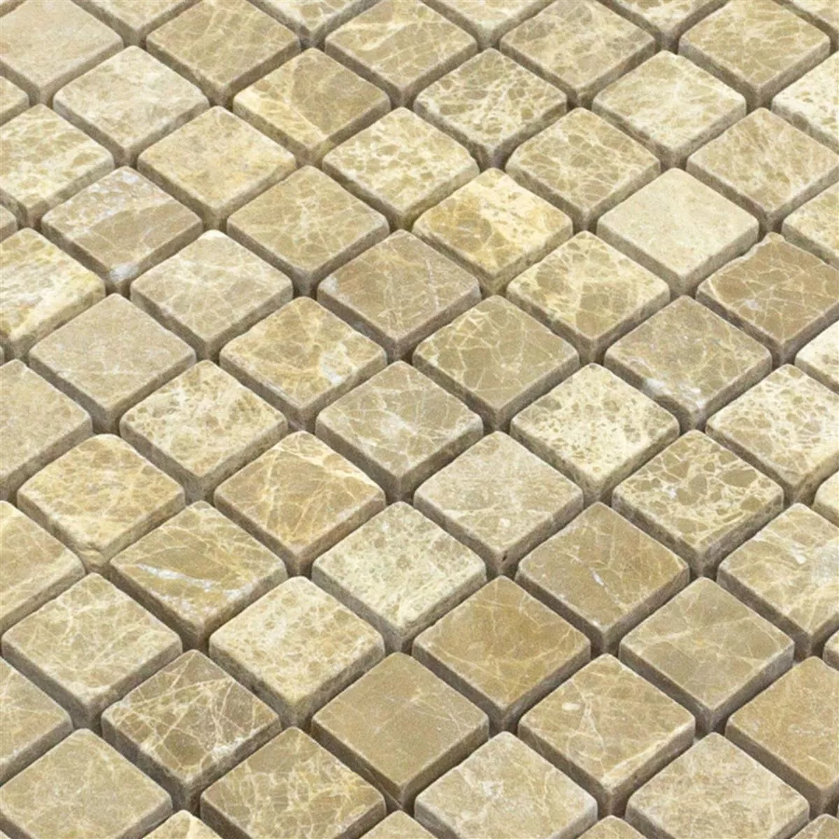Uzorak Mramor Mozaik Od Prirodnog Kamena Pločice Menia Bež