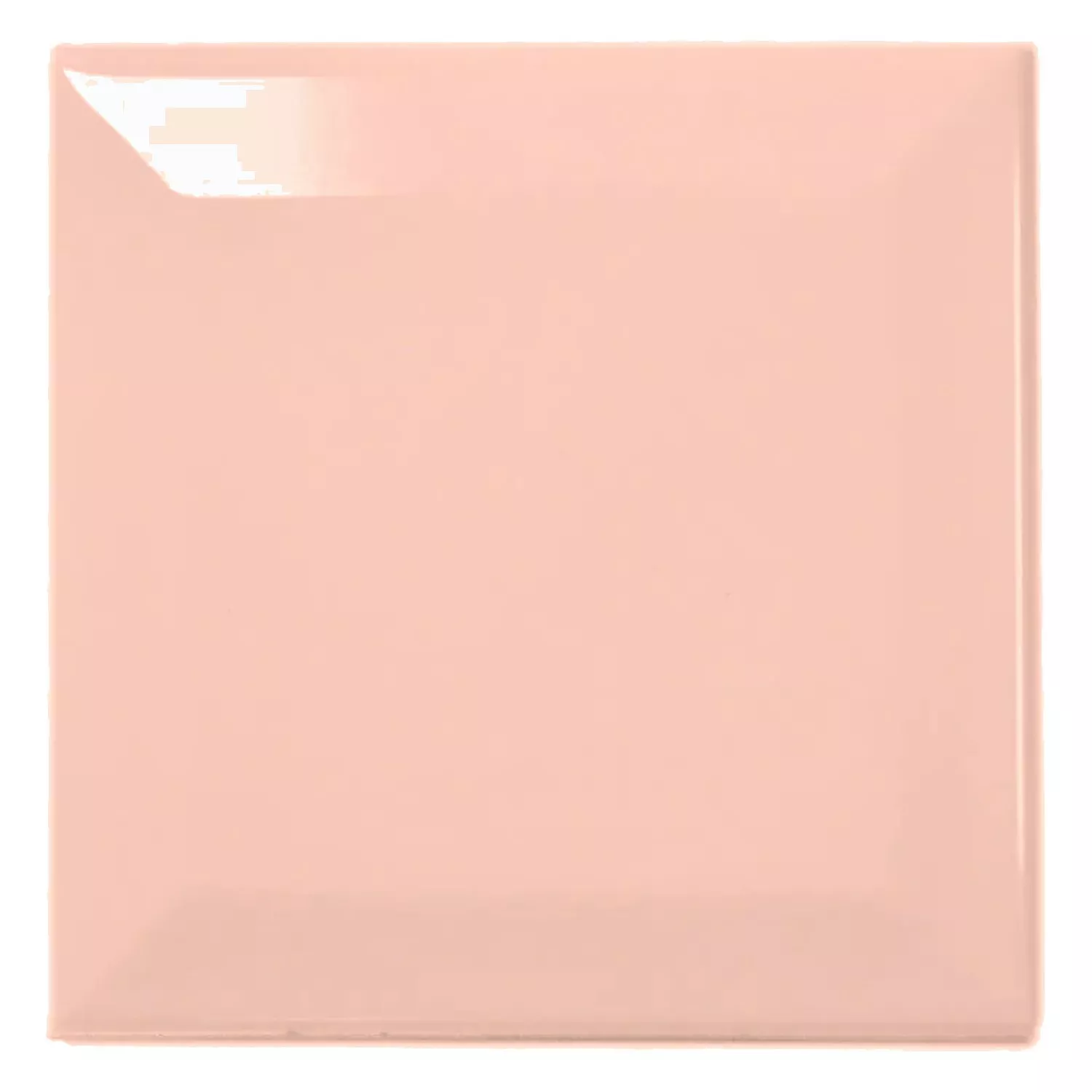 Metro pločica Narančasta Sjajne 10x10 cm Faceta Catarina Salmon