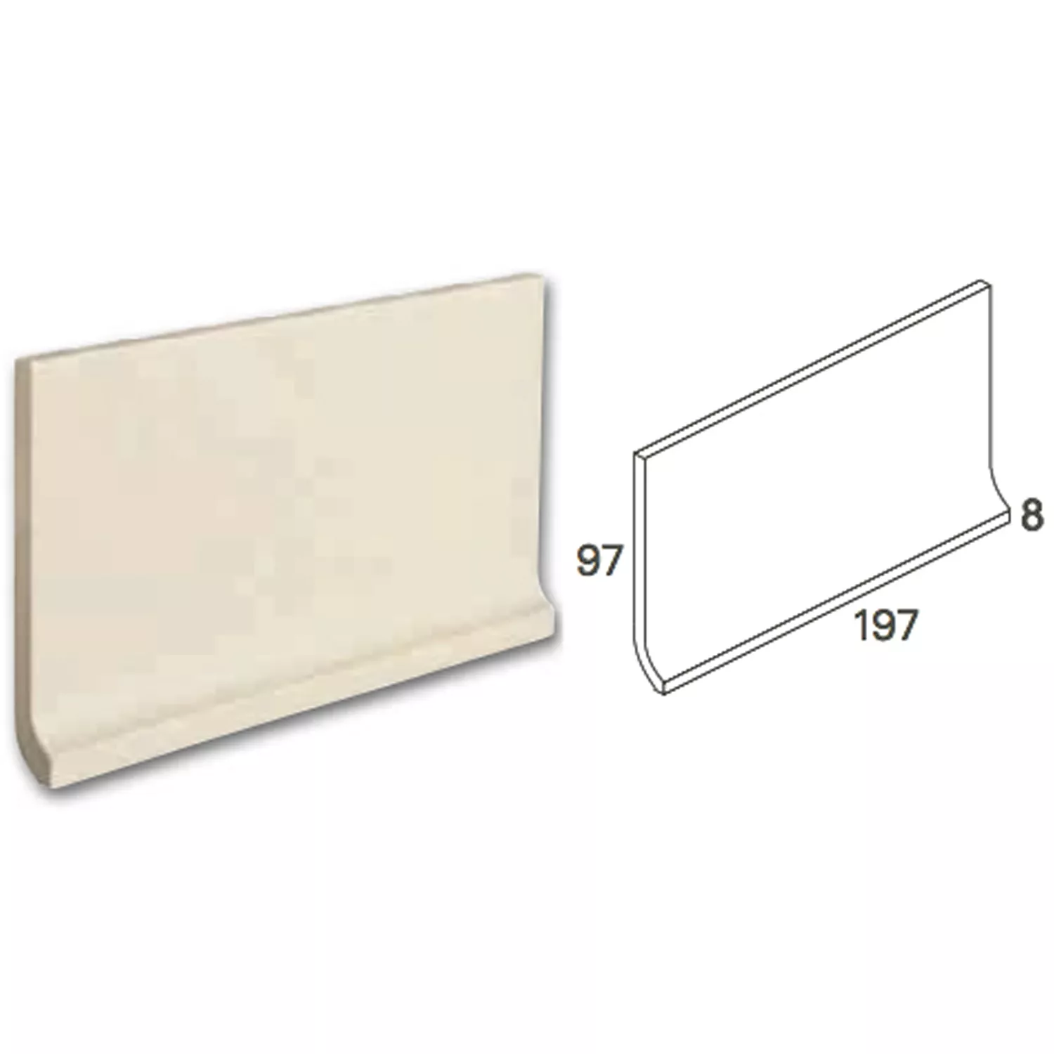 Holker Profil Sitno Zrno Pločica Siva 20x10cm Holker Profil Sitno Zrno Pločica Siva 20x10cm