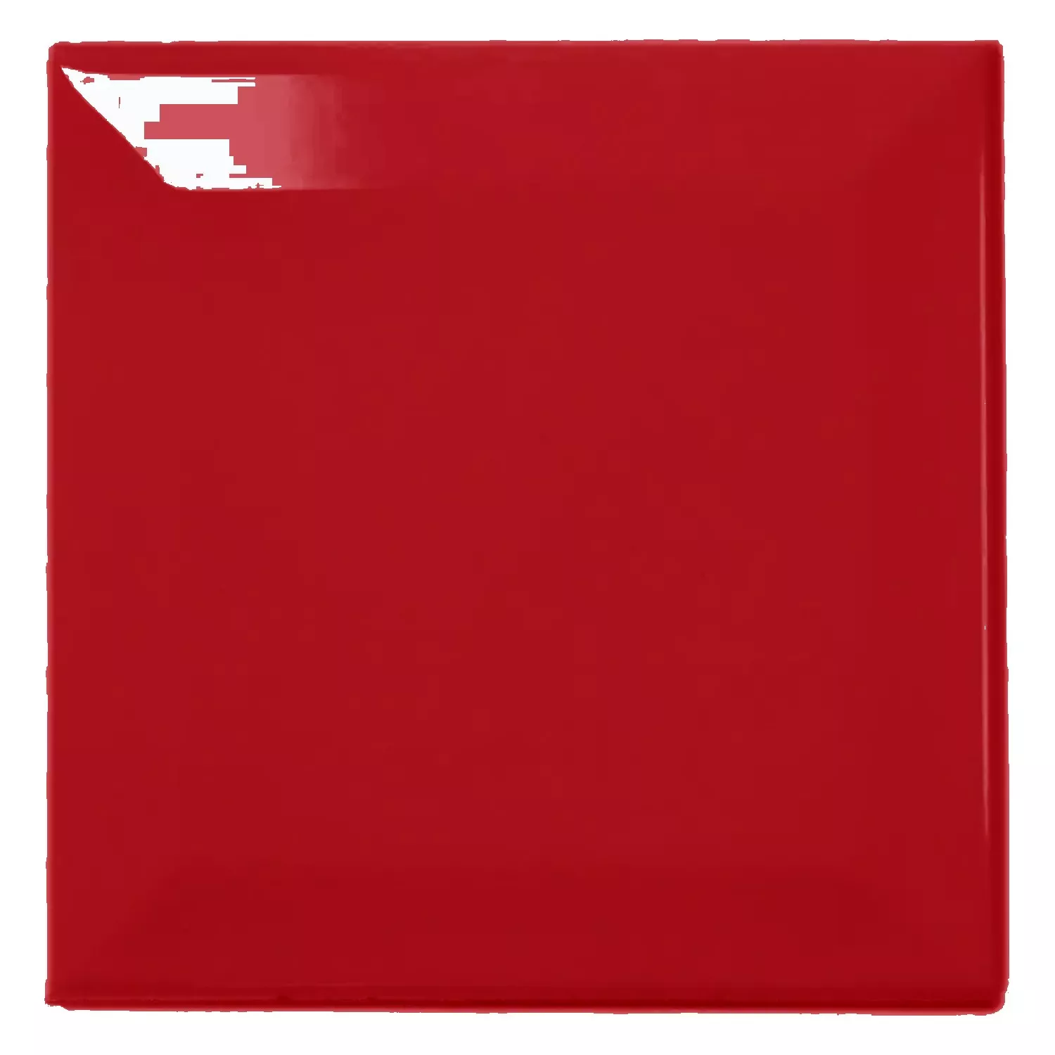 Metro pločica Crvena Sjajne 10x10 cm Faceta Catarina Fuego