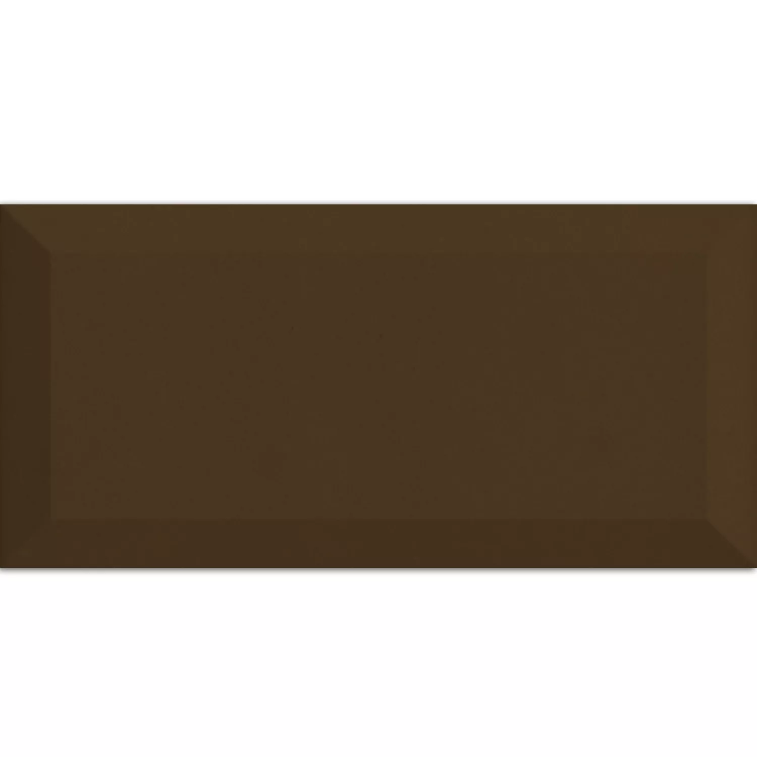 Metro Zidne Pločice Siena Tamnosmeđa Faceta 10x20cm Metro Zidne Pločice Siena Tamnosmeđa Faceta 10x20cm