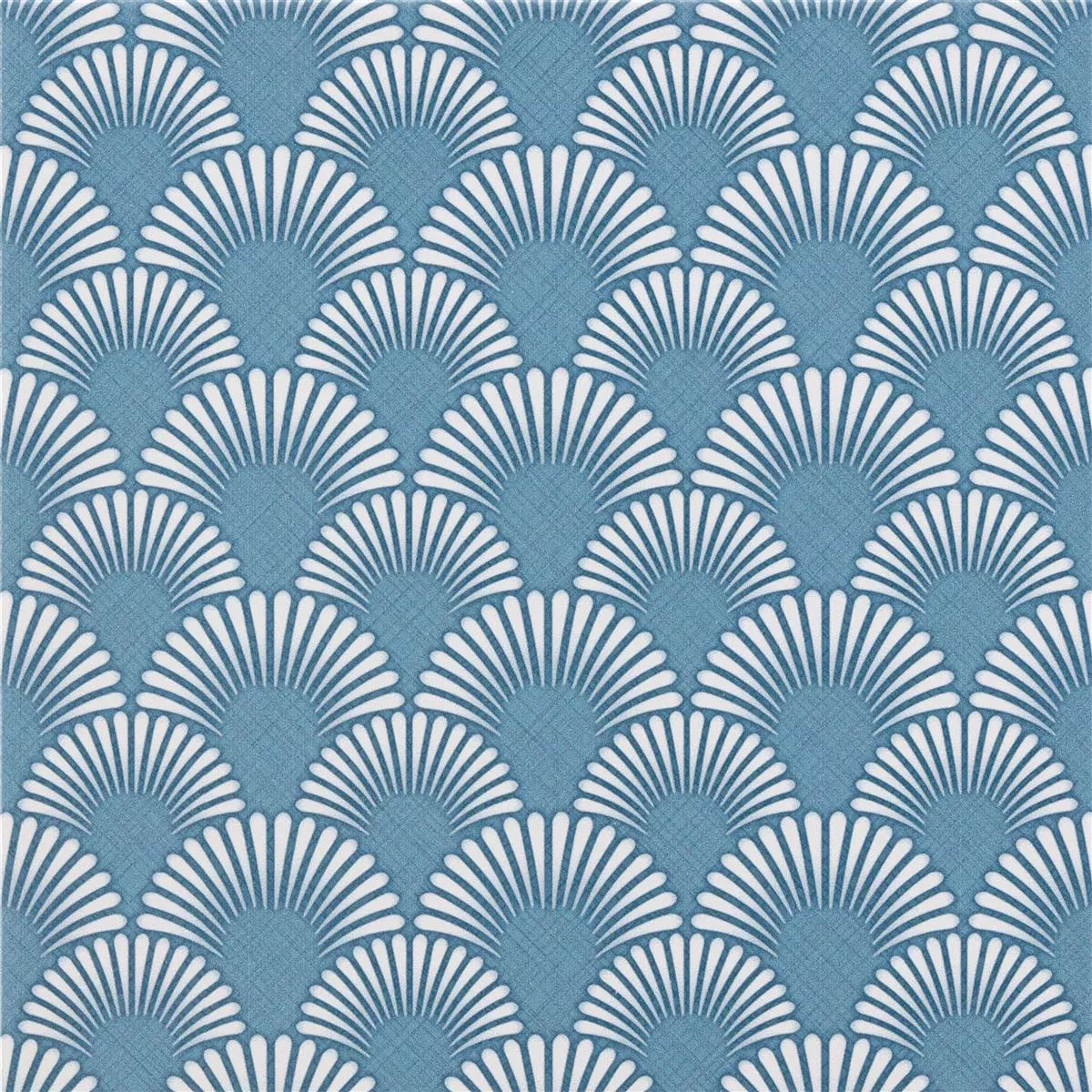 Uzorak Podne Pločice Imitacija Cementa Wildflower Plava Dekoracija 18,5x18,5cm