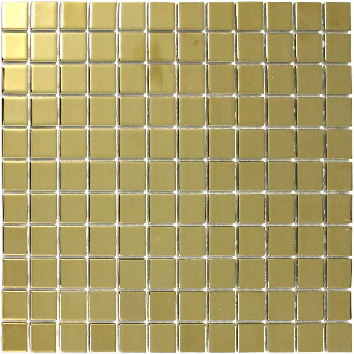 Stakleni Mozaik Pločice Zlatna Uni 25x25x4mm