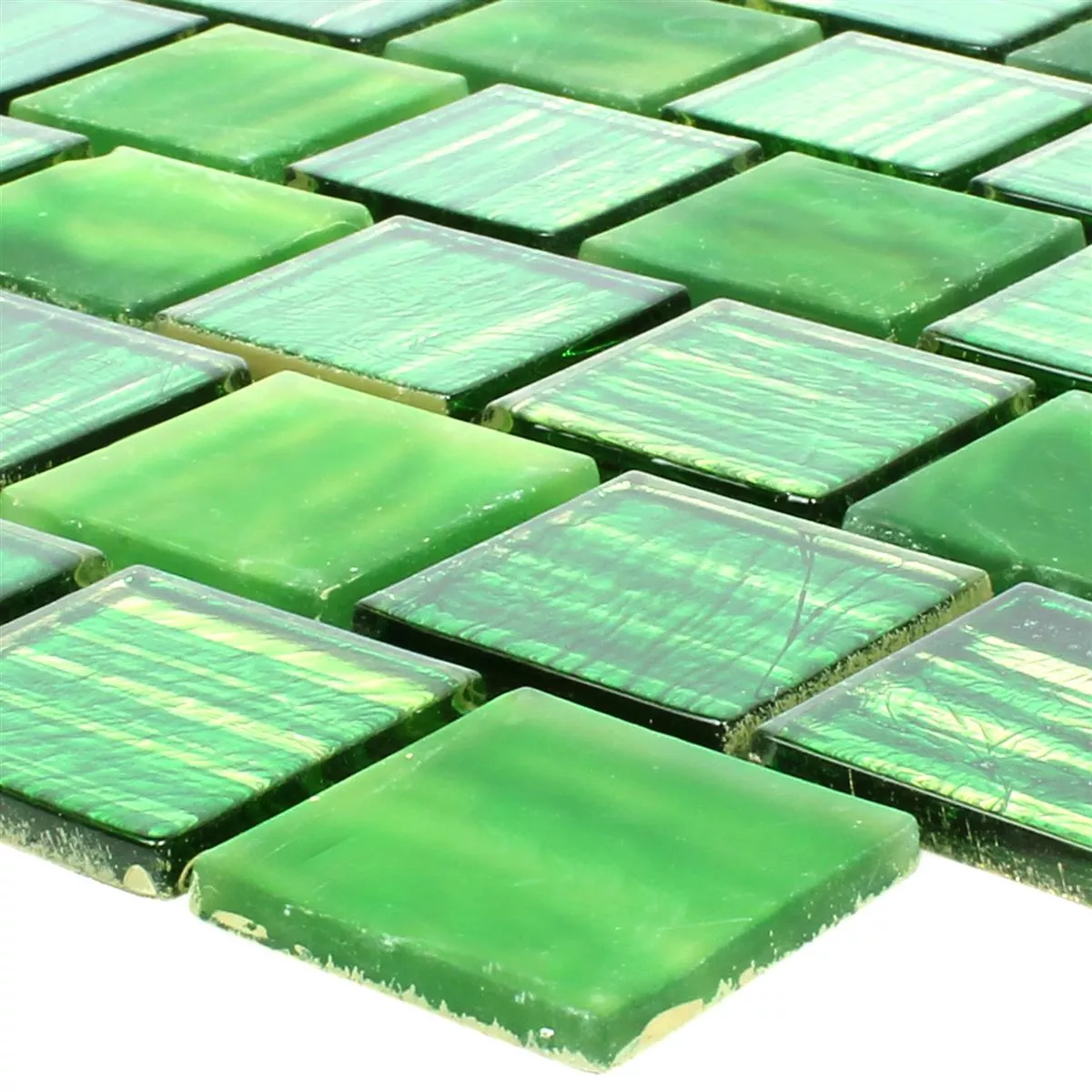 Uzorak Stakleni Mozaik Pločice Lanzarote Zelena Uzak