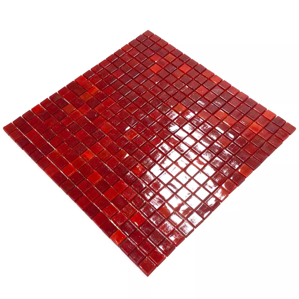 Uzorak Stakleni Mozaik Pločice Vera Crvena Mix