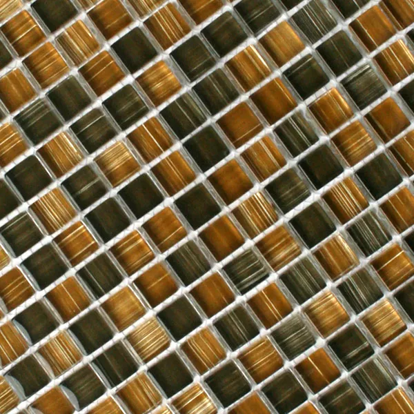 Stakleni Mozaik Pločice Smeđa Mix