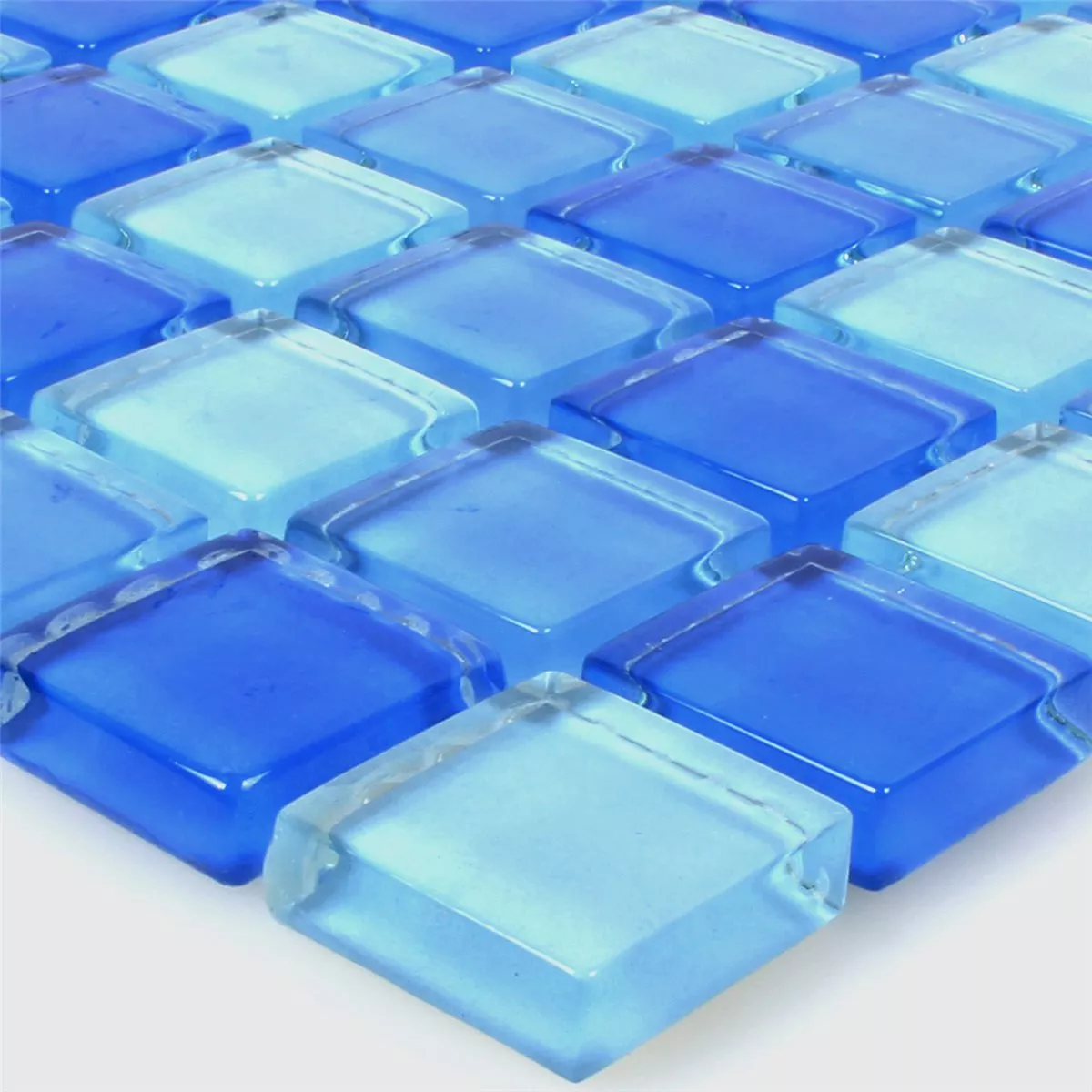 Stakleni Mozaik Pločice Neptune Plava Mix