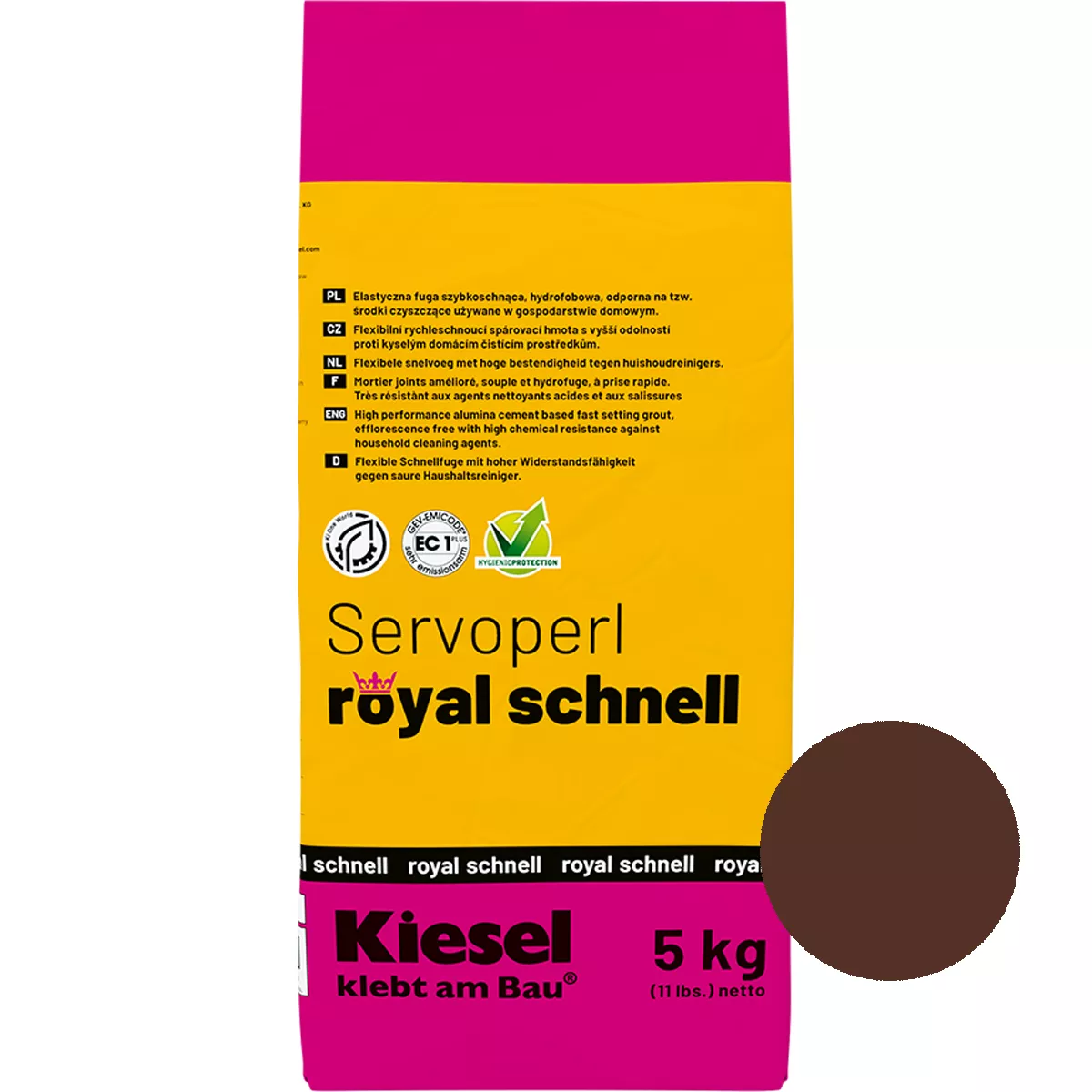 Masa za fuge Servoperl Royal Quick Bali Brown 5 kg