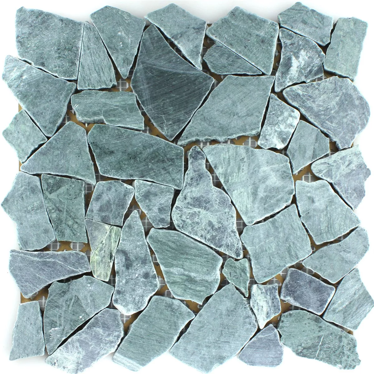 Mozaik Pločice Lomljeni Mramor Verde Guatemala