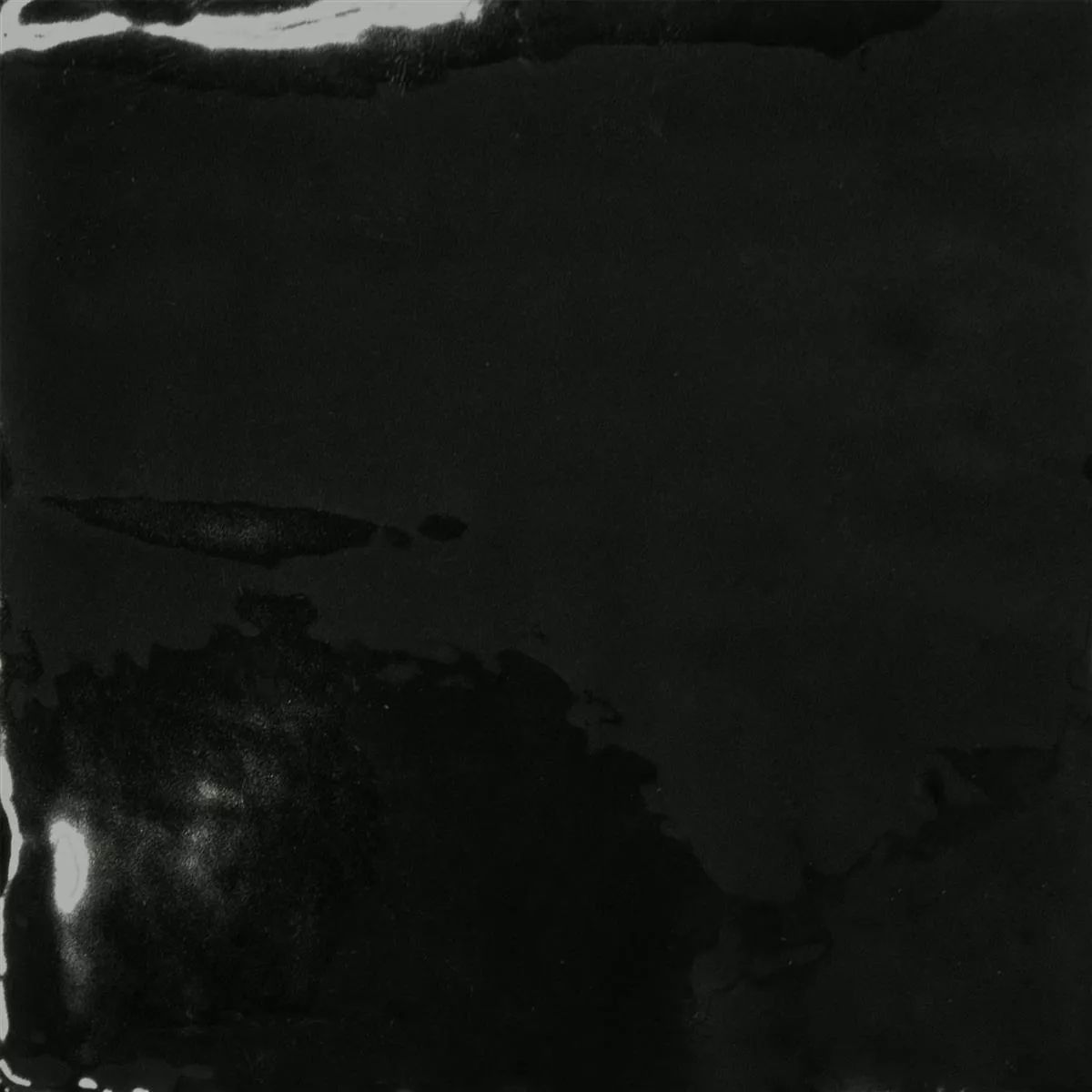 Zidne Pločice Tamaris Eloy Sjajne Valovit Crna 13x13cm  Zidne Pločice Tamaris Eloy Sjajne Valovit Crna 13x13cm