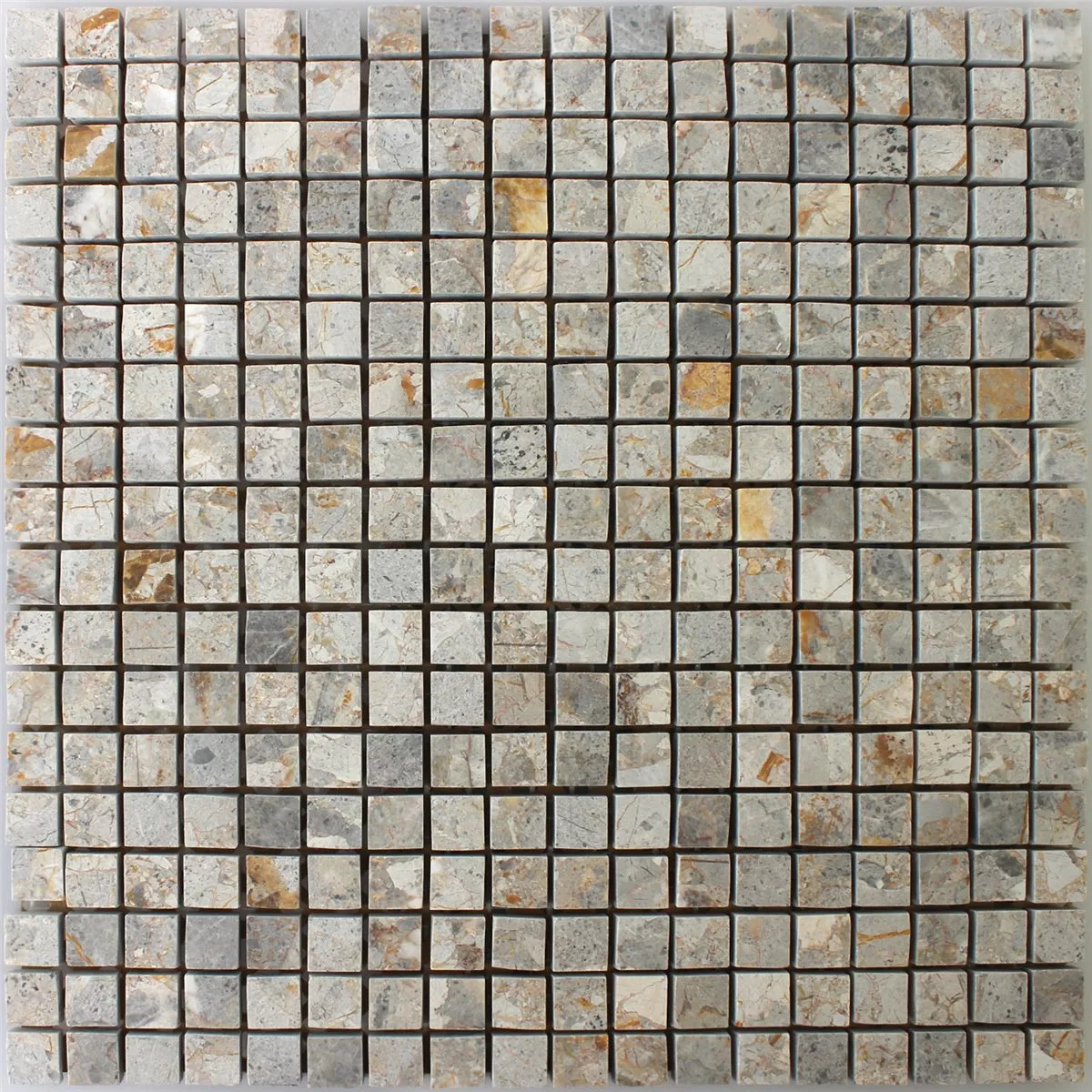Mozaik Pločice Prirodni Kamen Marron Zlatna Poliran