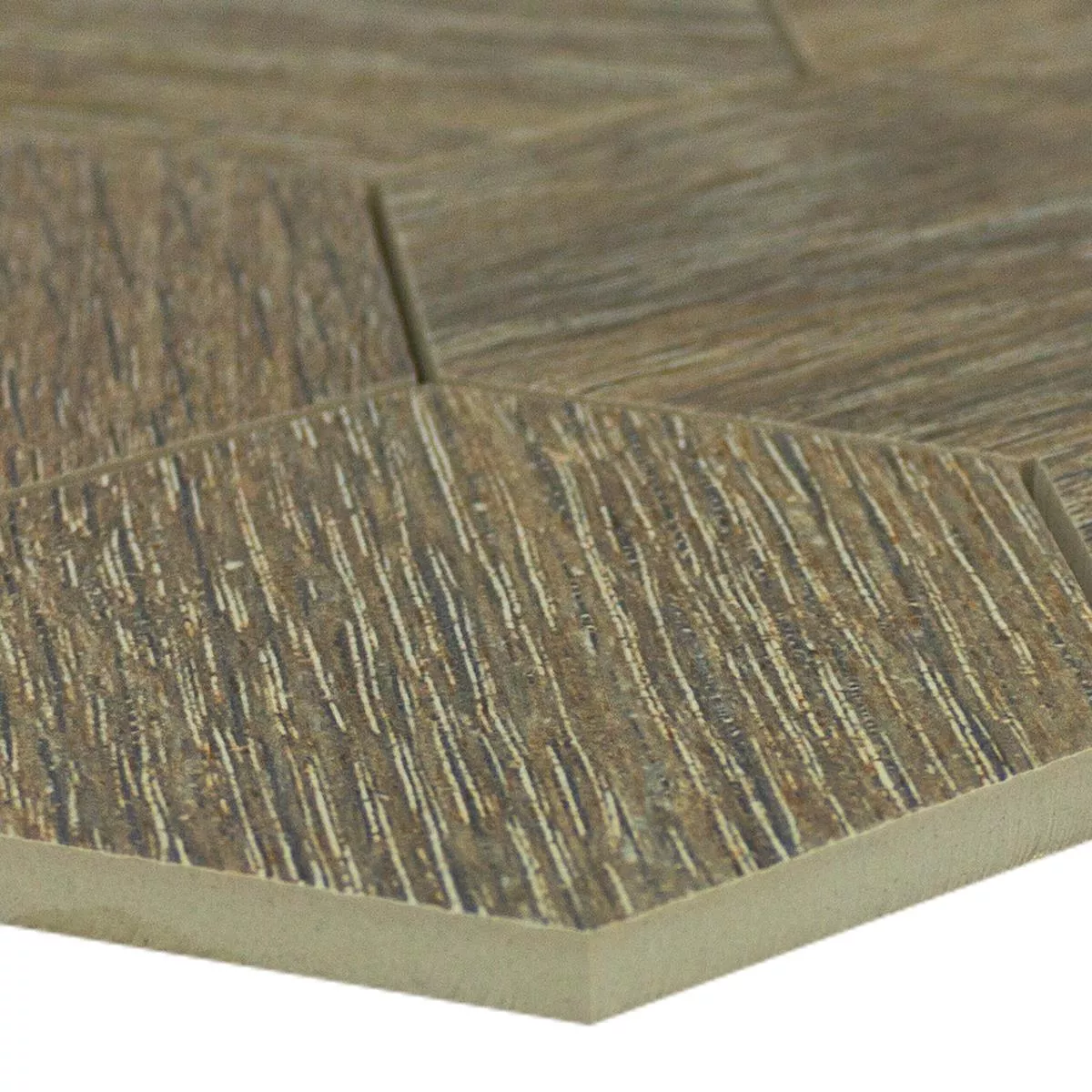 Gres Porculanske Pločice Mozaik Pločice Šesterokut Straubing Smeđa Gres Porculanske Pločice Mozaik Pločice Šesterokut Straubing Smeđa