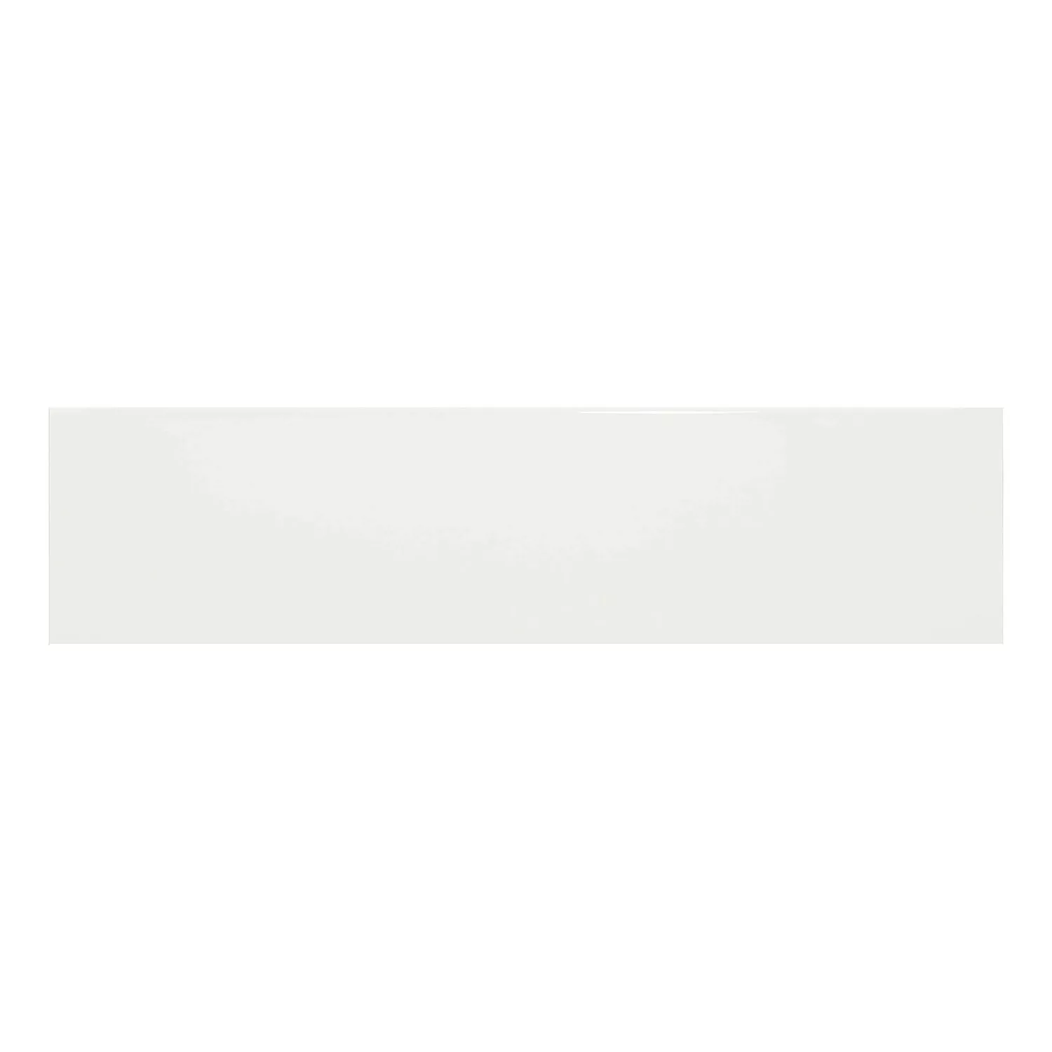 Metro pločica Bijela Sjajne 7,5x30 cm Bez Faceta Swissland Blanco