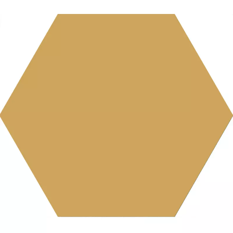 Loire Oker Šesterokut Strukturiran 23x27 cm