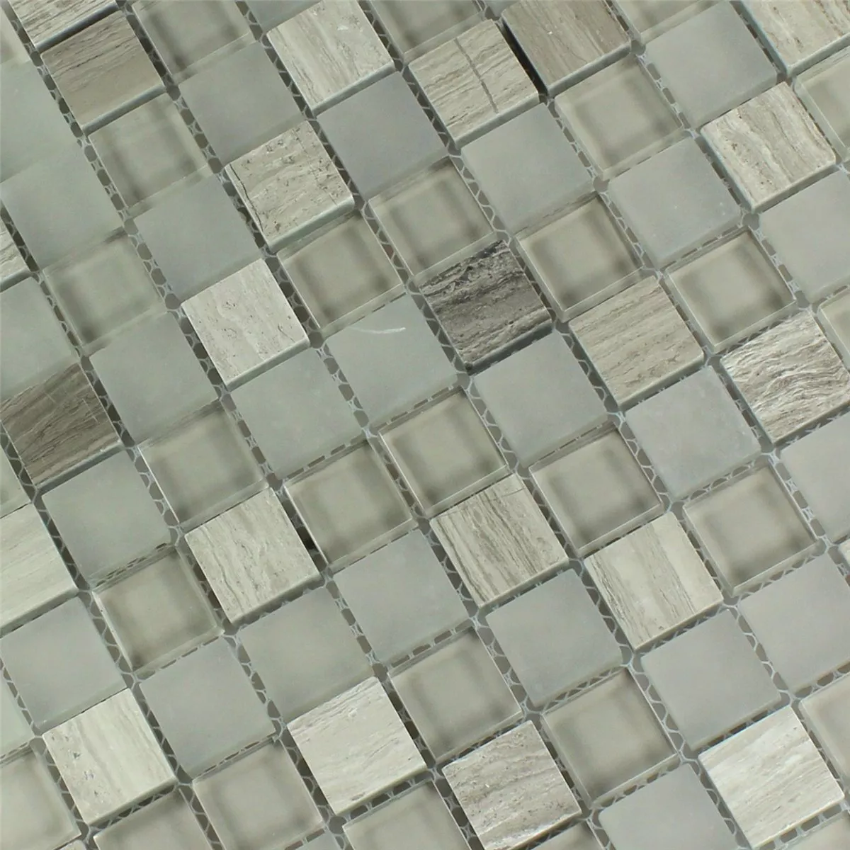 Mozaik Pločice Staklo Mramor Burlywood 23x23x8mm