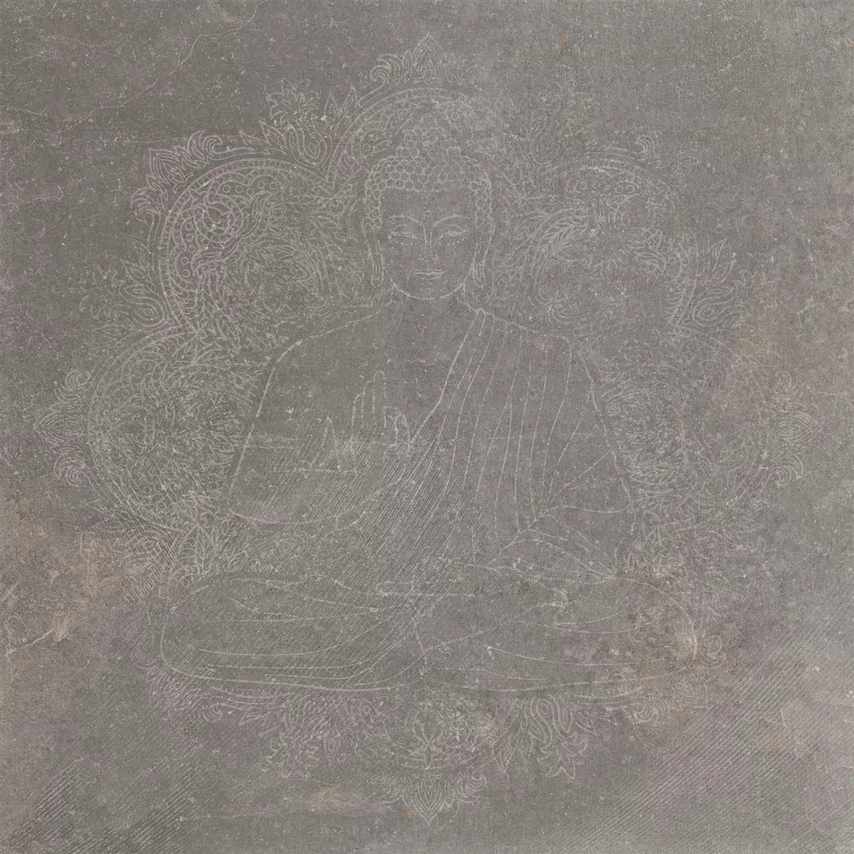Podne Pločice Imitacija Kamen Horizon Smeđa Dekoracija Buda
