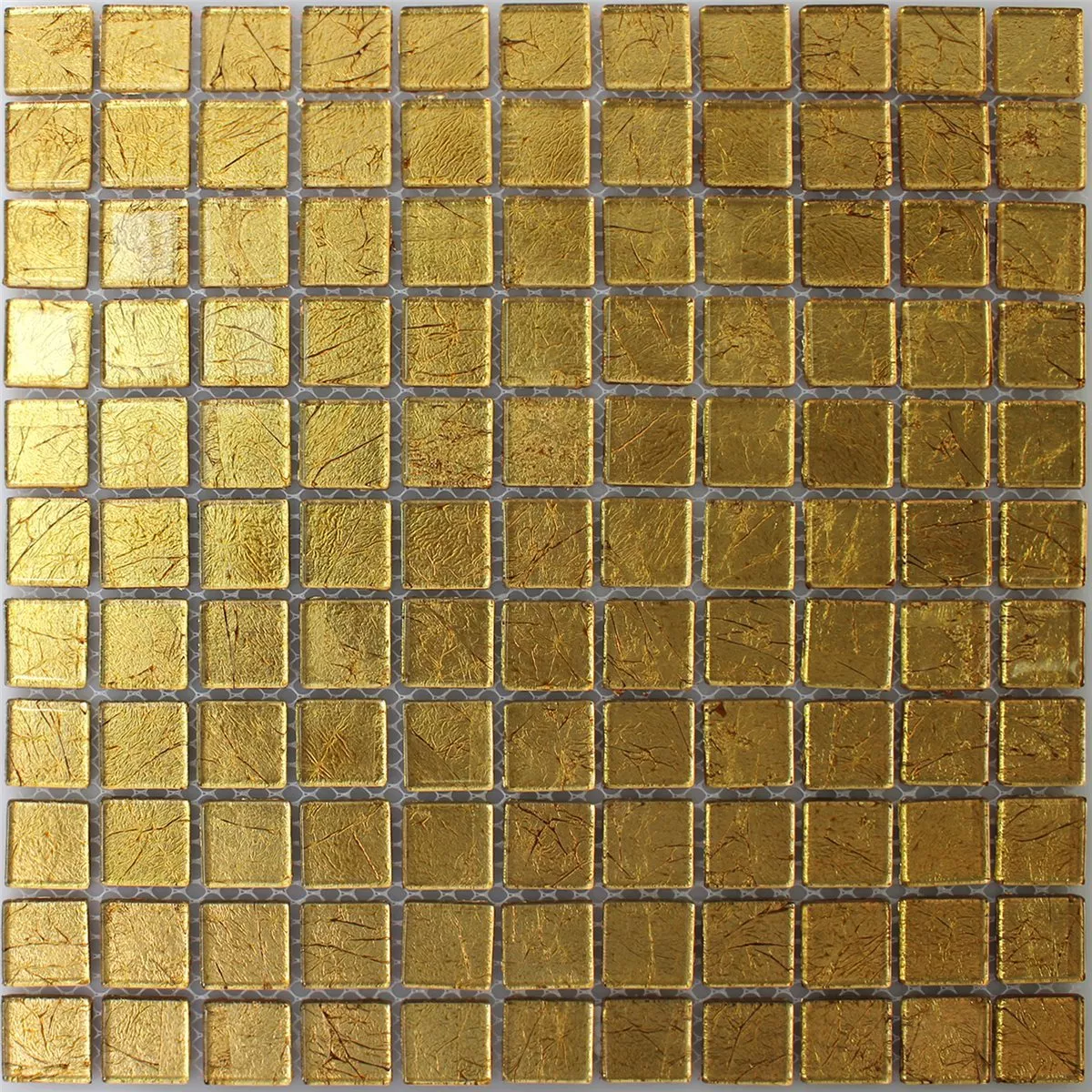 Uzorak Stakleni Mozaik Pločice Kristal Zlatna Struktura
