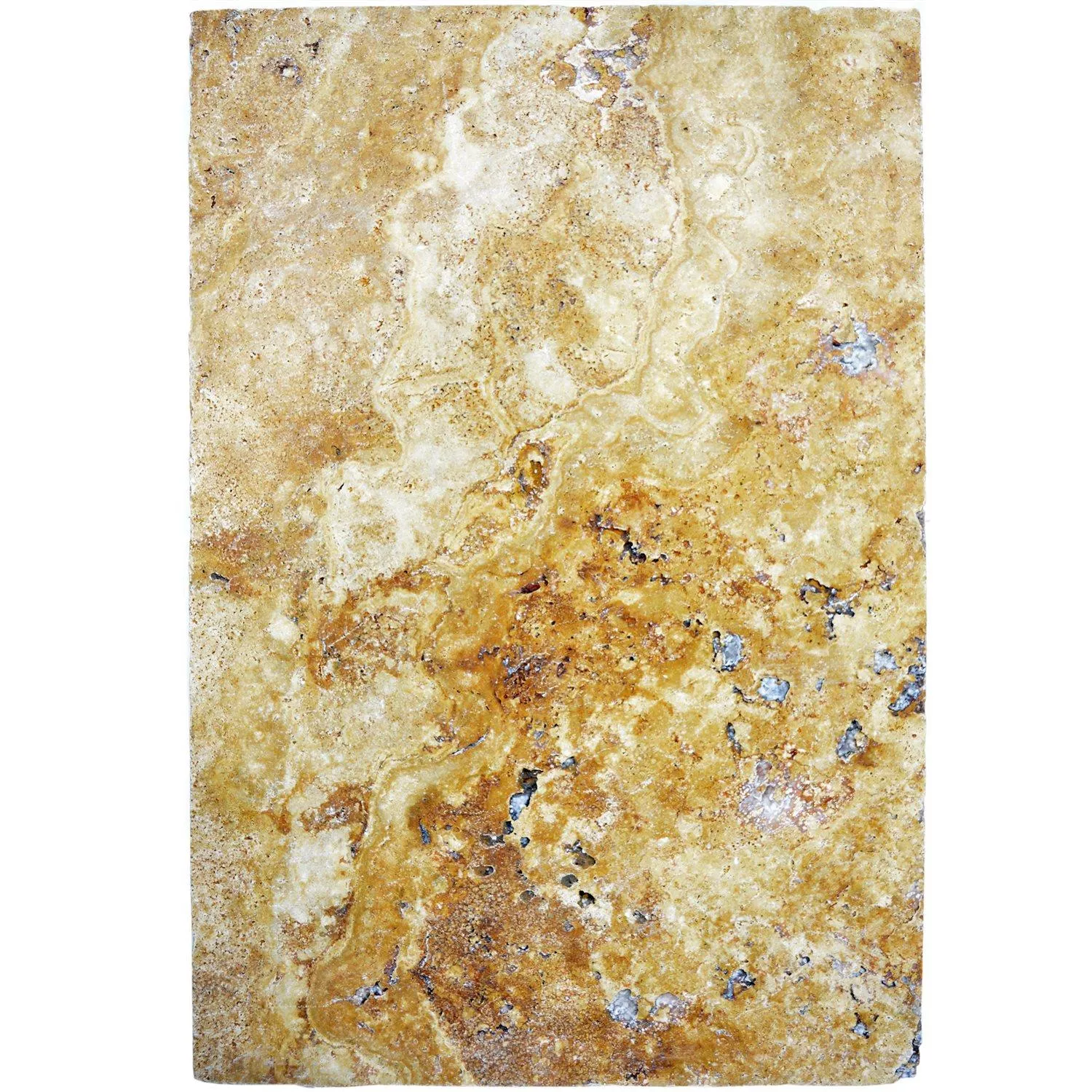 Pločice Od Prirodnog Kamena Travertin Castello Zlatna 40,6x61cm