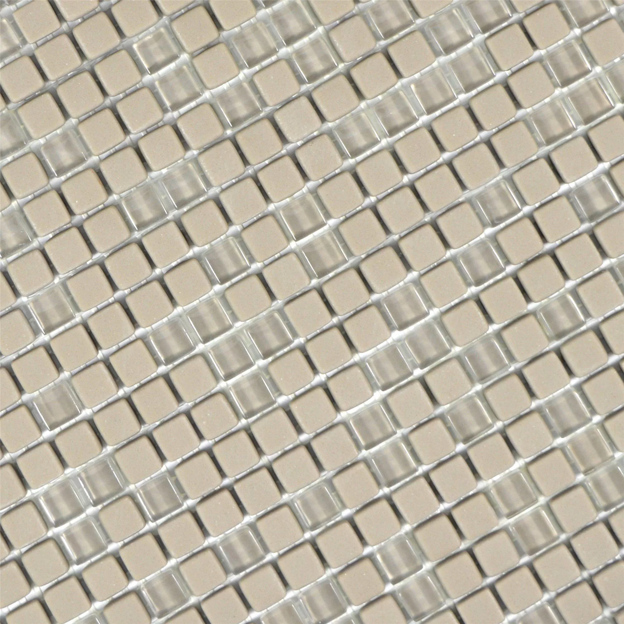 Stakleni Mozaik Pločice Kassandra Cream Mat