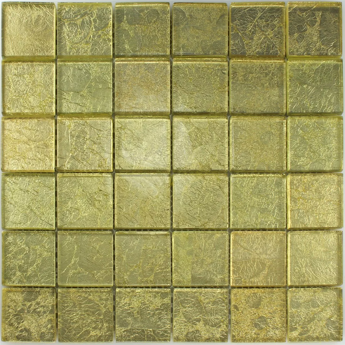 Stakleni Mozaik Pločice Zlatna Metal Svjetlo