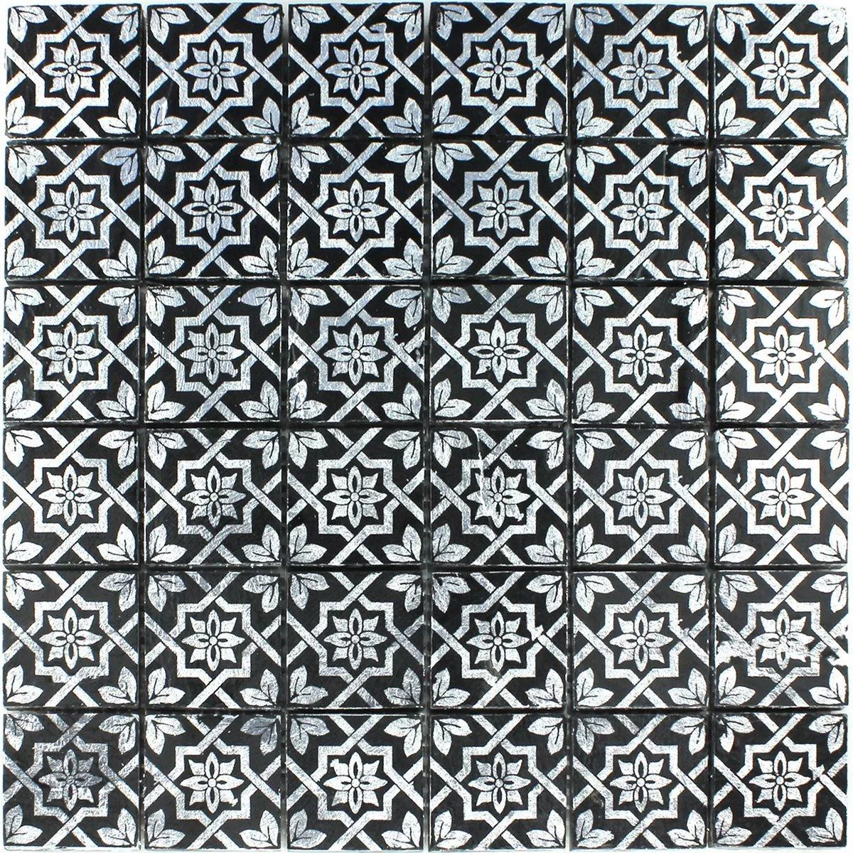 Mozaik Pločice Škriljevac Izgled, Imitacija Platina Crna