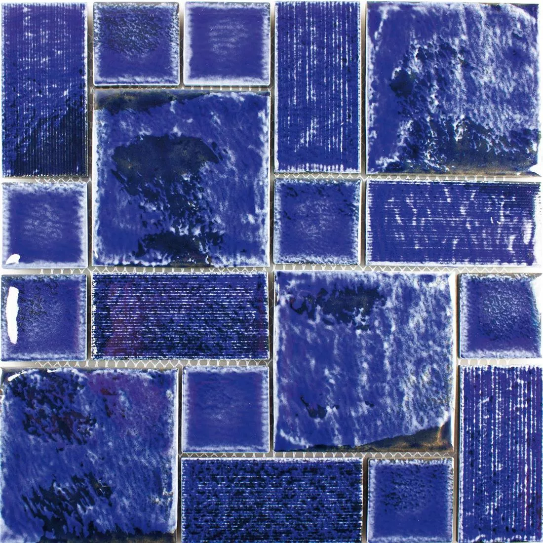 Keramika Mozaik Pločice Bangor Sjajne Plava Mix