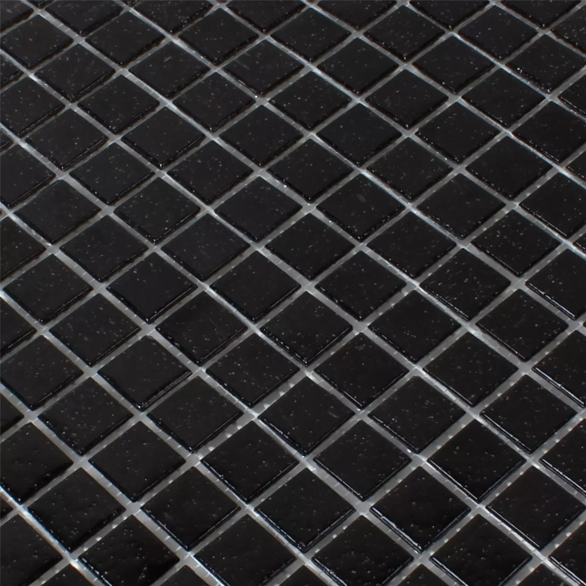 Mozaik Pločice Staklo Crna Uni 20x20x4mm