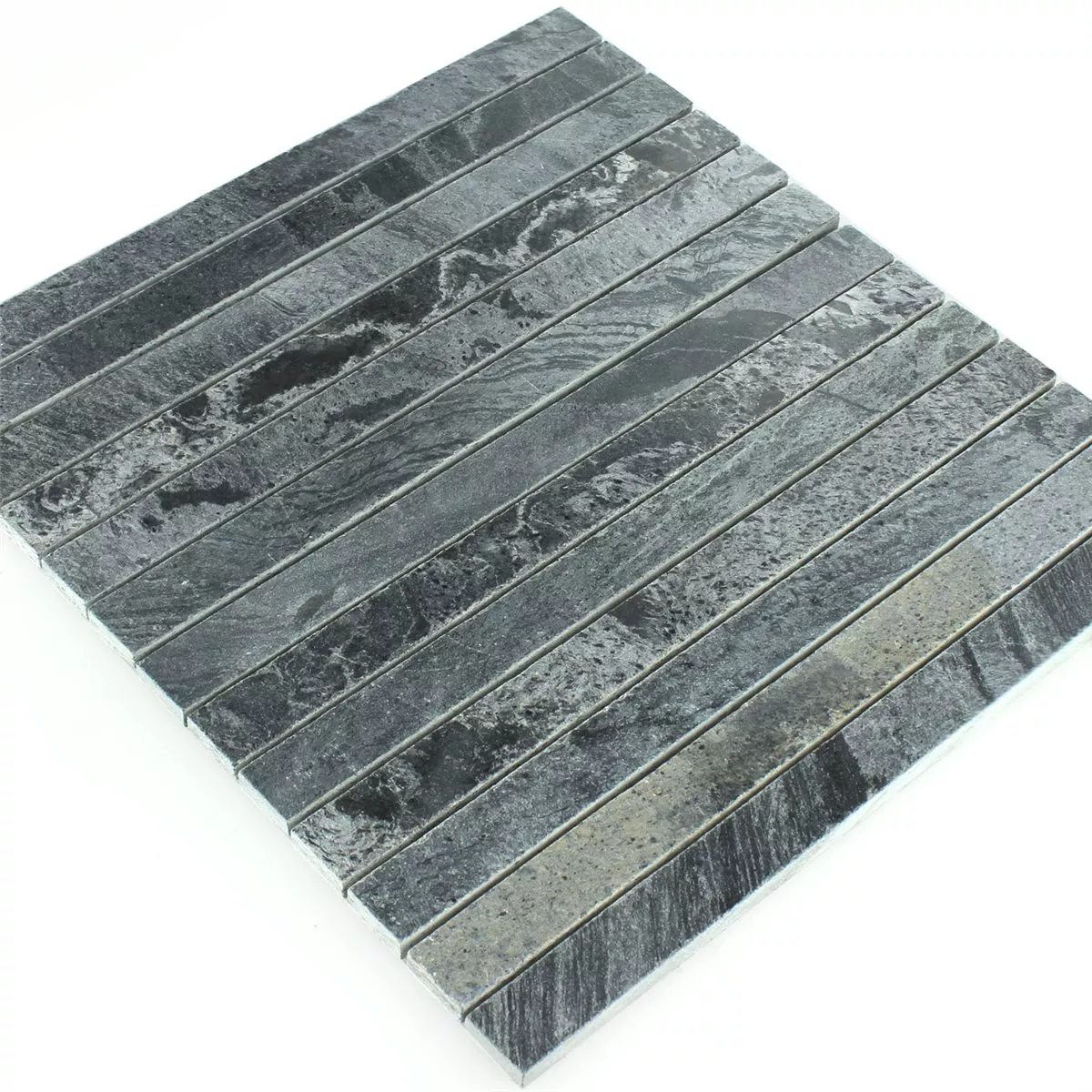 Mozaik Pločice Kvarcit Prirodni Kamen Poliran 25x300x10mm