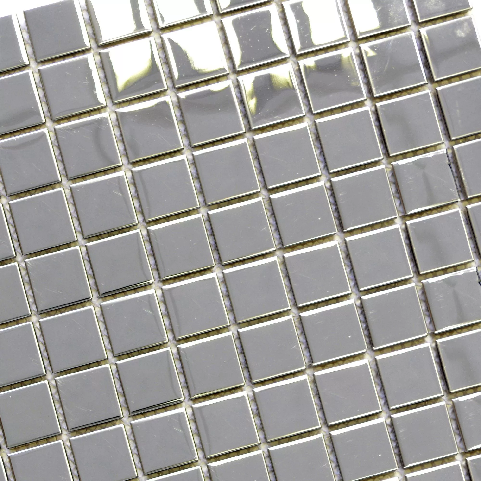 Uzorak Čelik Mozaik Pločice Magnet Sjajne Kvadrat 23
