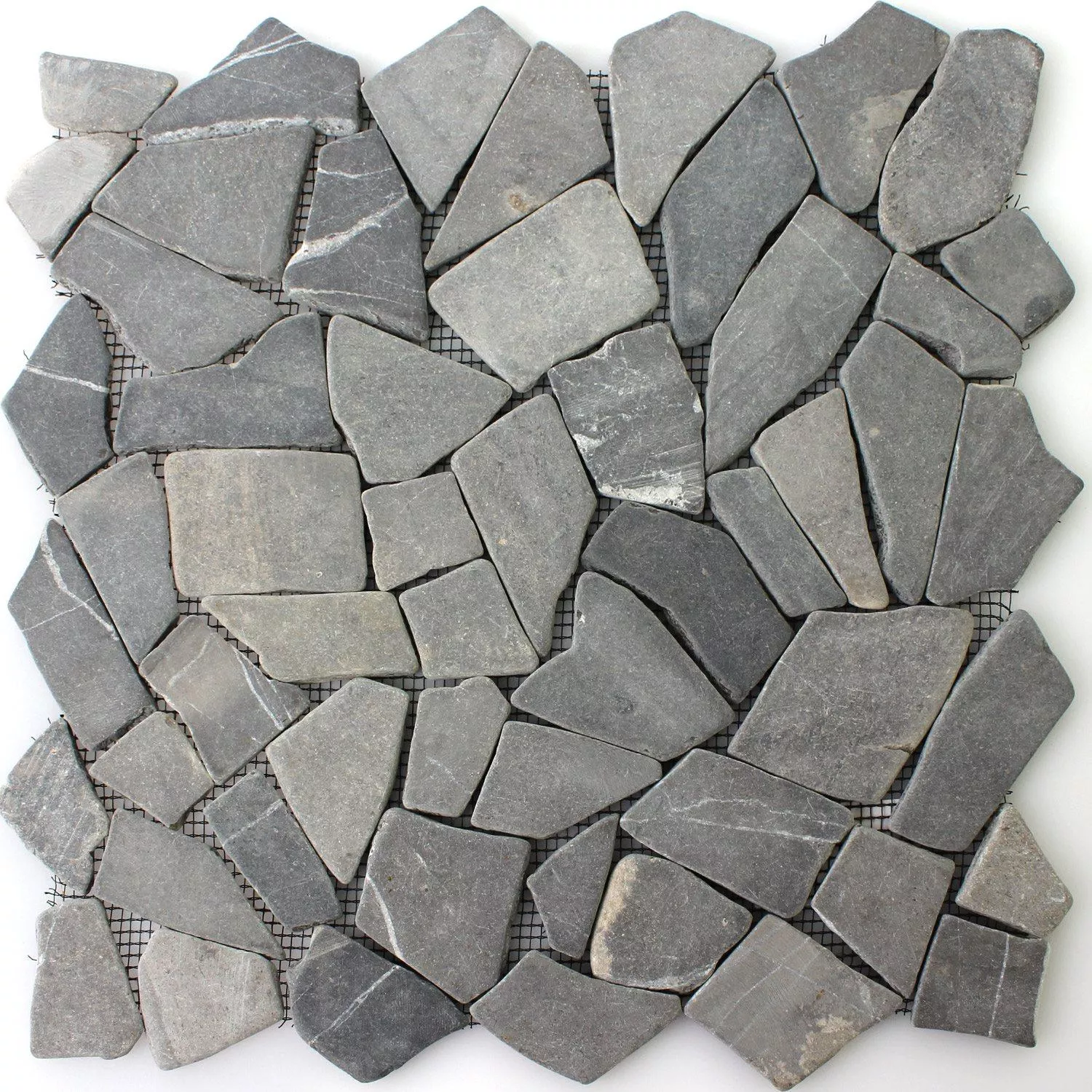 Mozaik Pločice Lomljeni Mramor Nero