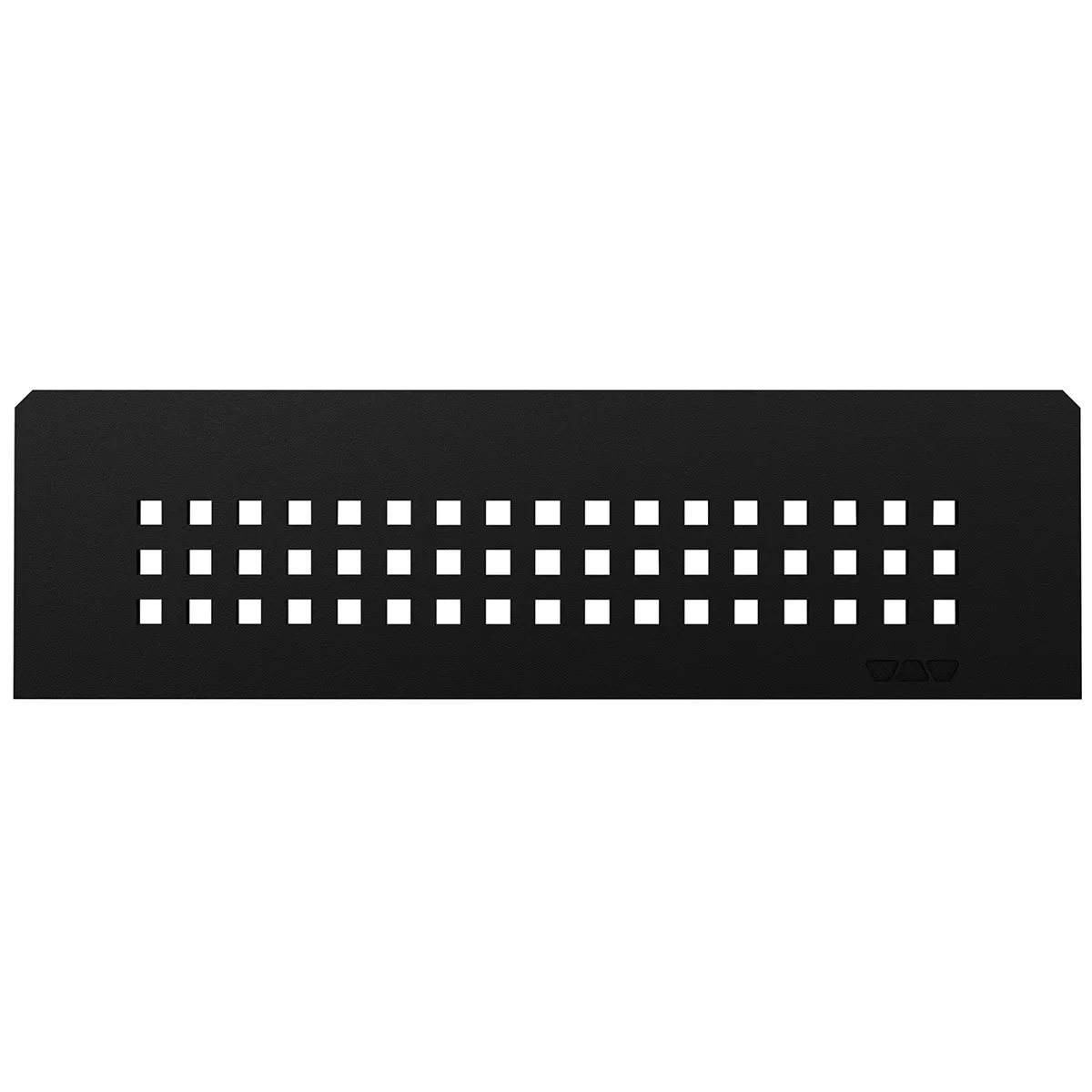 Zidna polica Schlüter pravokutna 30x8,7 cm kvadratna grafitna