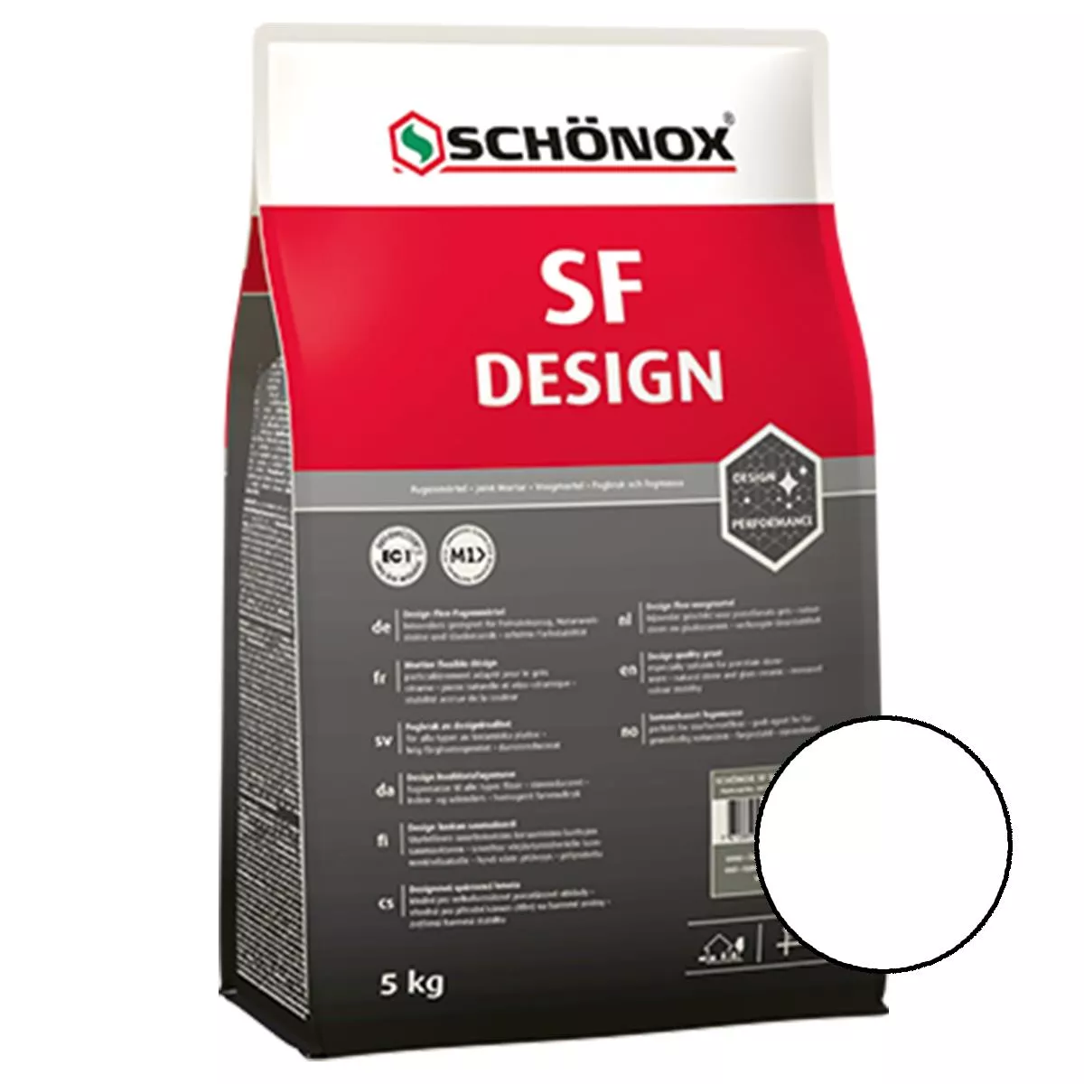 Fug masa Schönox SF Design bijela 5 kg