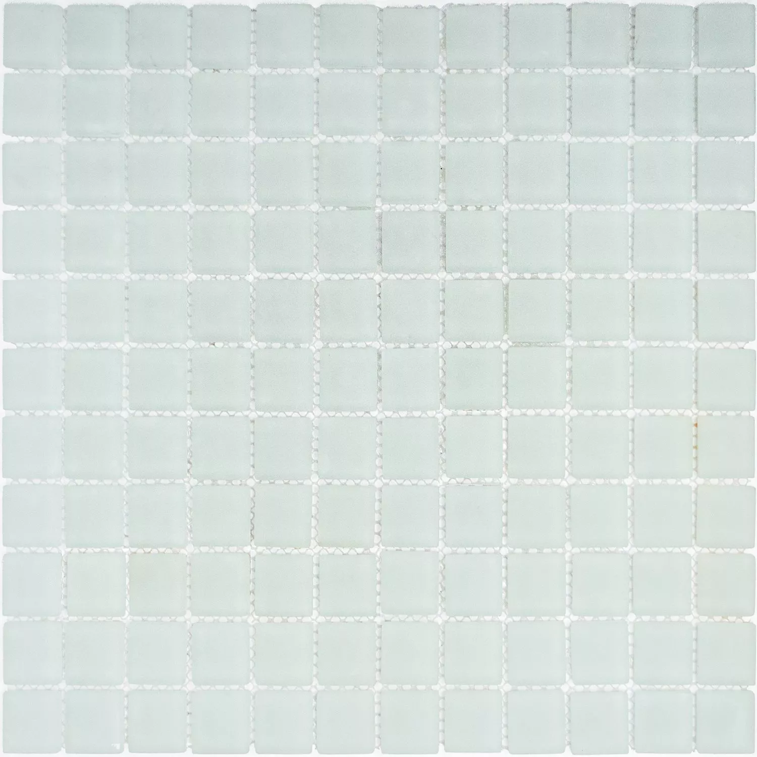 Stakleni Mozaik Pločice Bijela Mat Smrznut