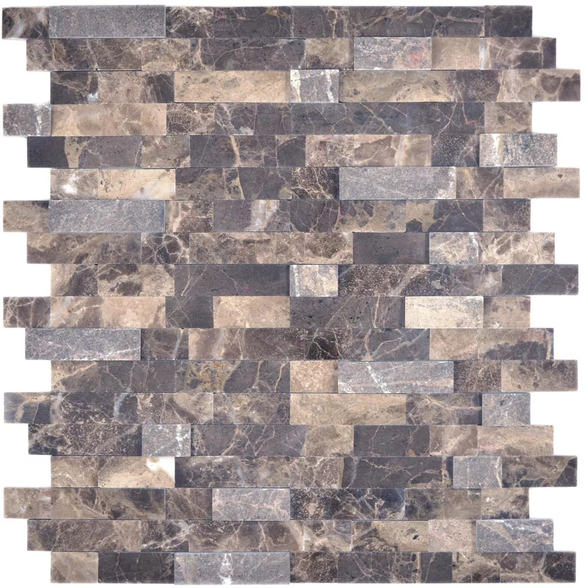 Uzorak Prirodni Kamen Mramor Mozaik Pločice Johannesburg Smeđa