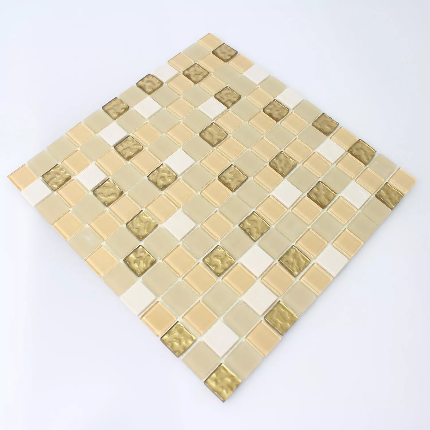 Samoljepljiv Mozaik Pločice Prirodni Kamen Staklo Zlatna