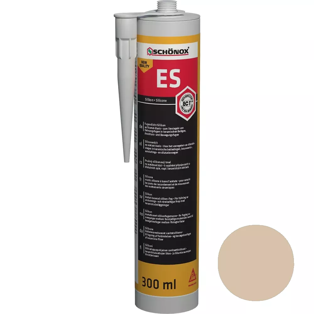 Schönox ES Jurabeige silikonsko brtvilo za fuge (300 ml)