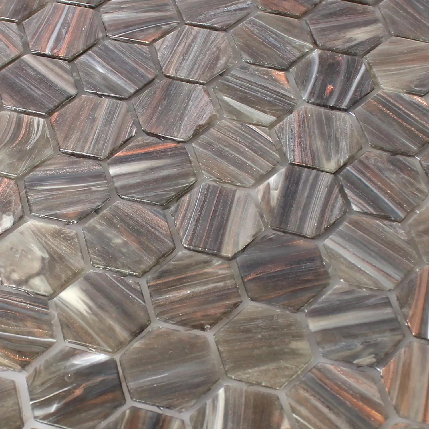Mozaik Pločice Trend-Vi Staklo Heksagonalno 218