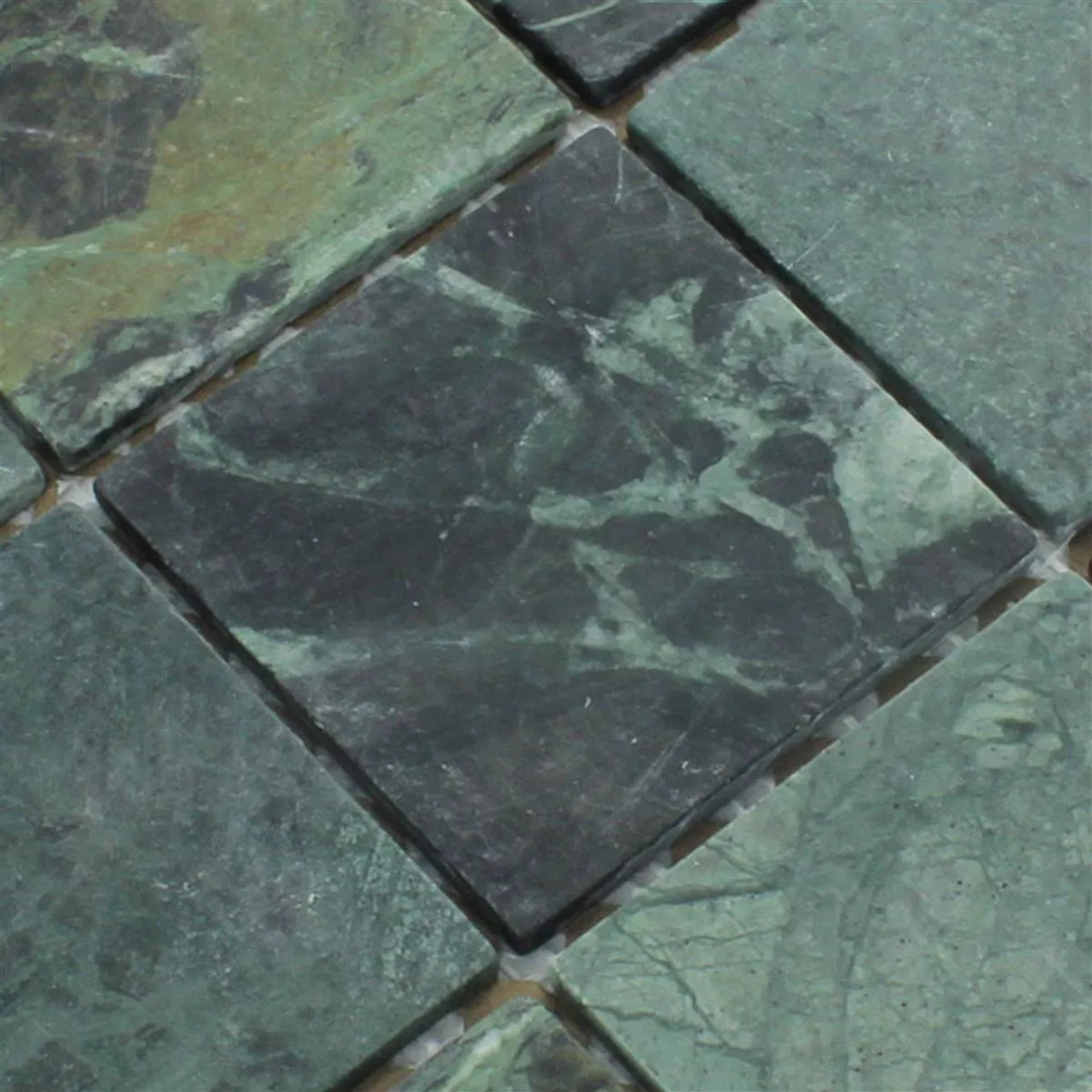 Mozaik Pločice Mramor 98x98x8mm Verde Zelena