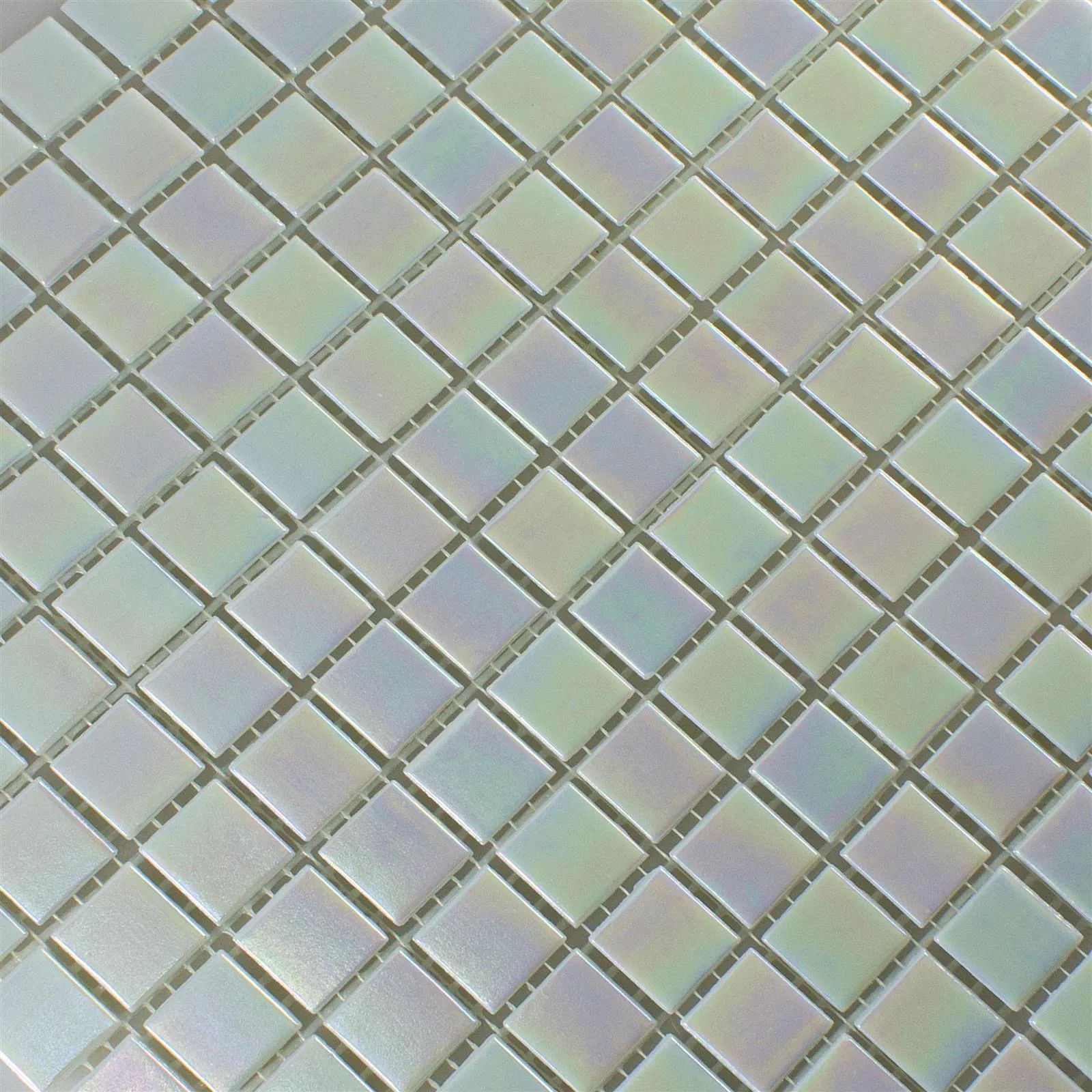 Stakleni Mozaik Efekt Sedefa Ingolstadt Bijela Kvadrat 20