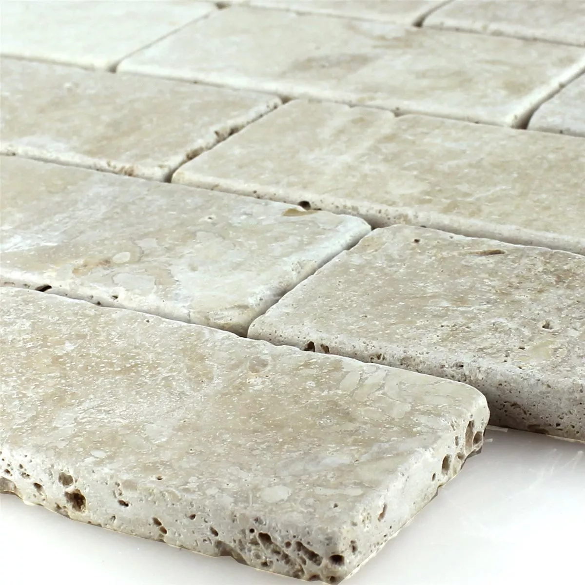 Travertin Mozaik Pločice Bugio Chiaro Brick