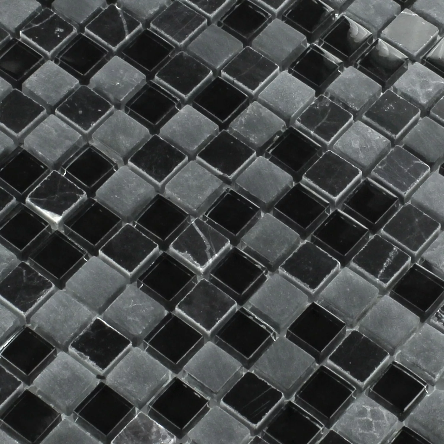 Mozaik Pločice Staklo Mramor Zambia 15x15x8mm