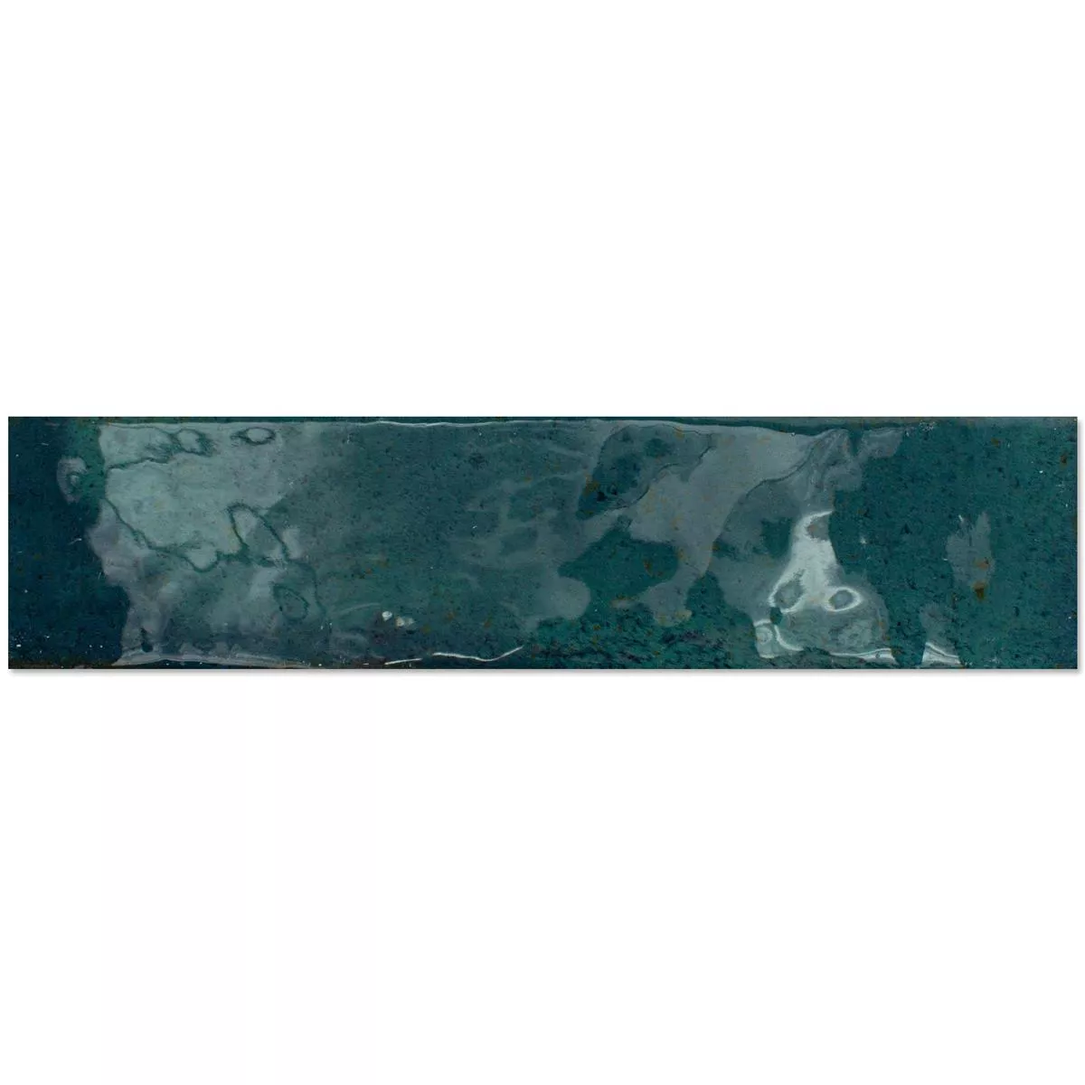 Zidne Pločice Kiowa Sjajne Valovit 6x25cm Plava Zidne Pločice Kiowa Sjajne Valovit 6x25cm Plava